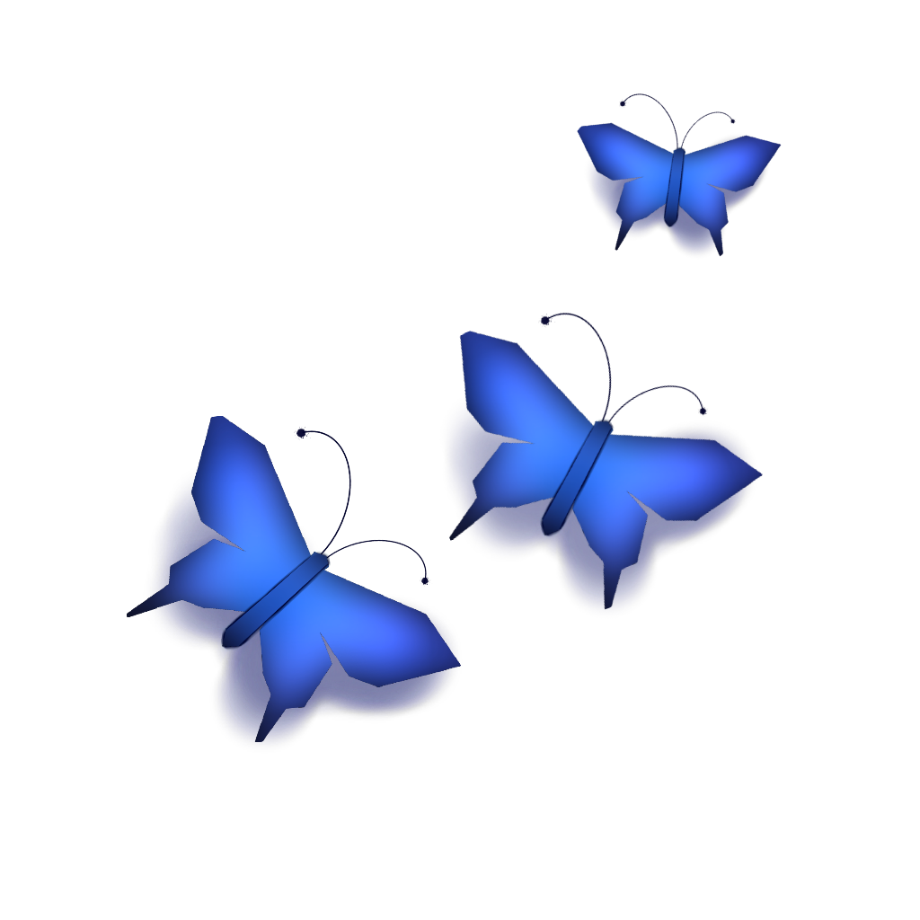 butterflies blue freetoedit sticker by nancyspasic